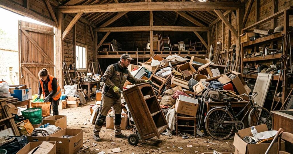 Débarras maison Créon débarrasser une dépendance
