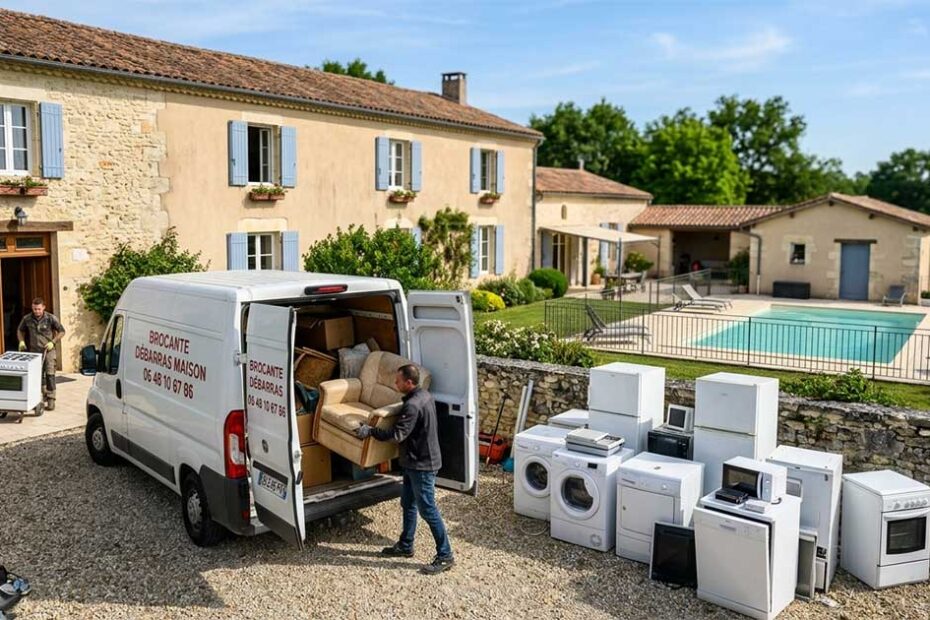 Débarras d'appartement à Léognan