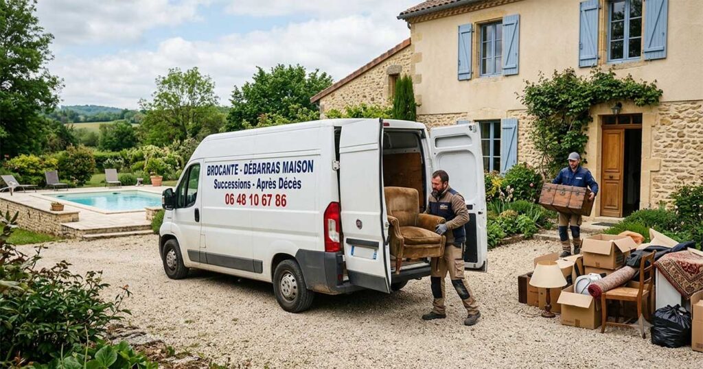 Vide maison après décés en région Bordelaise