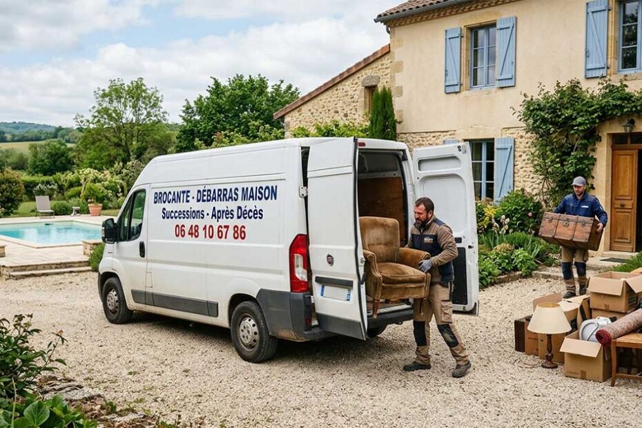 Vide maison après décés en région Bordelaise