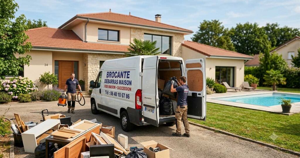 Vide maison à Bordeaux d'une grande villa