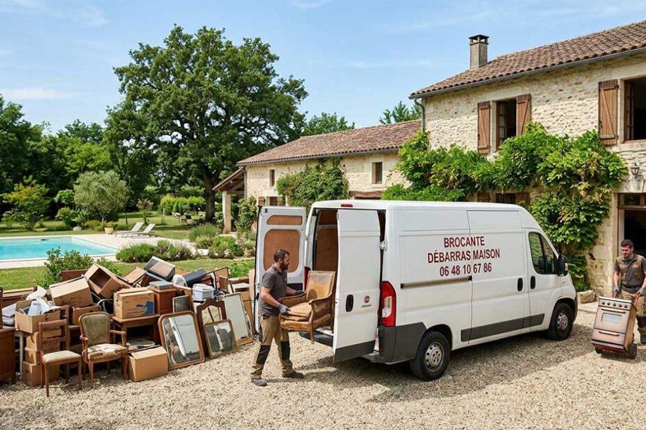 Vide maison en Gironde avec des débarrasseurs professionnels