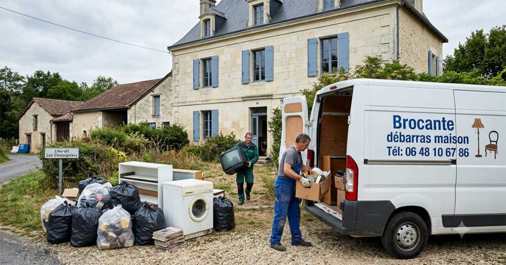 Des videurs de maison au travail en Gironde